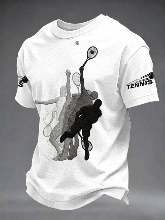 Men's Tennis Sports Unisex Casual T-shirt