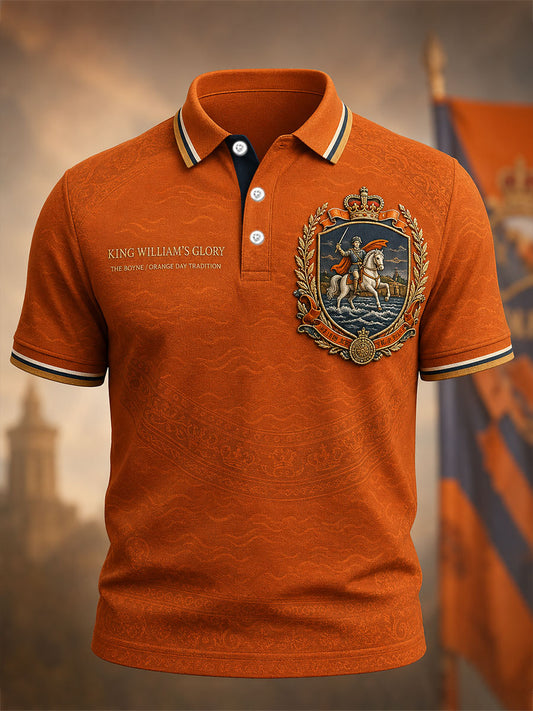 Unisex 12th July Orangmen's Day Art Printed Casual Tops