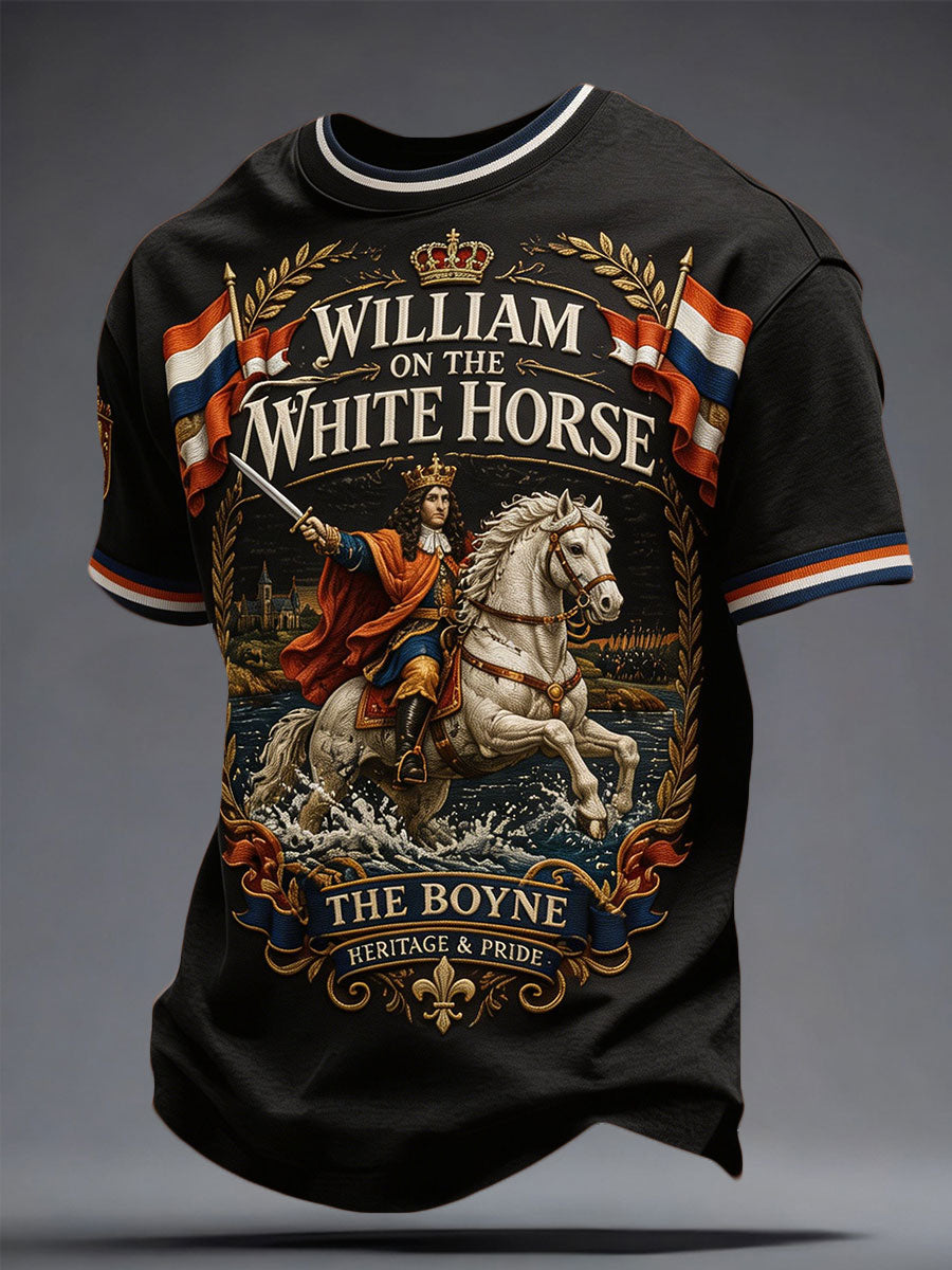 Men's 12th July Orangmen's Day Art Printed T-shirt