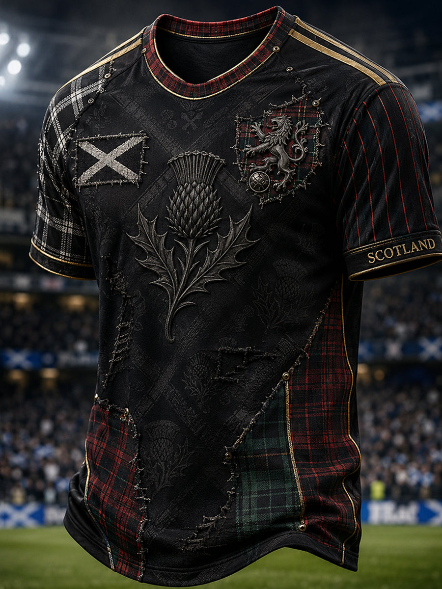 Men's Scottish Football Short Sleeve Shirt