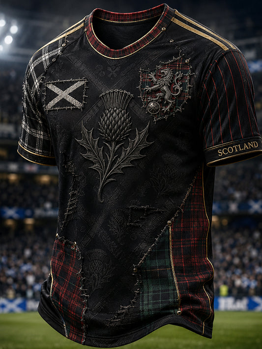 Men's Scottish Football Short Sleeve Shirt