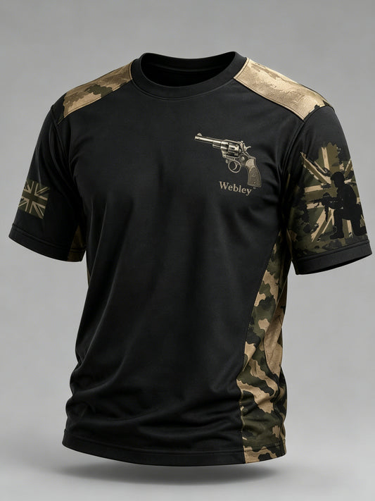 Men's British Veteran Weapon Series Art Print T-Shirt