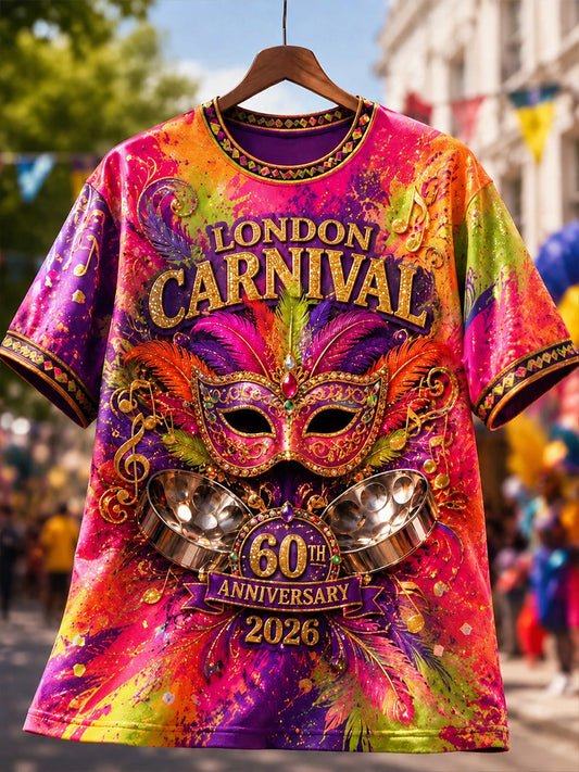 Men's 60th Anniversary Carnival Graphic Short Sleeve T-shirt