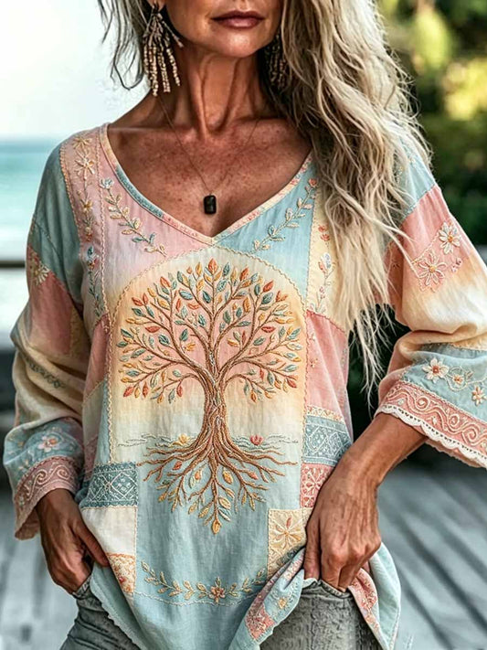 Women's Fashion Viking Art Print T-Shirt