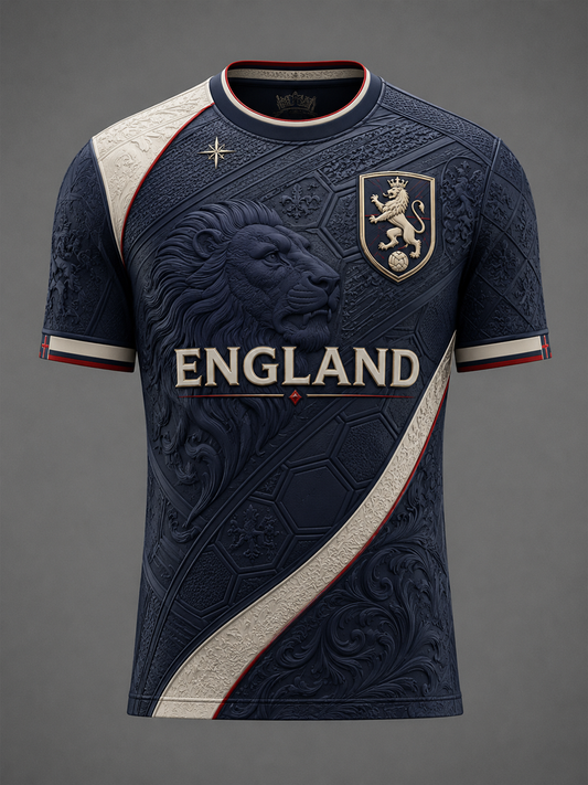 Men's UK Football Lover England Printed short sleeves t-shirt
