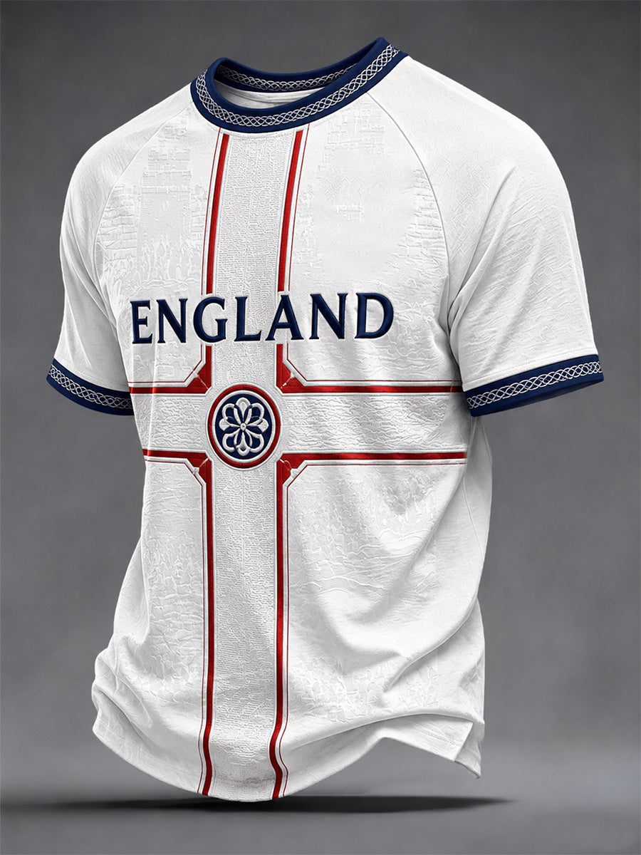 Men's Gift For Football Fans Print Casual Tee