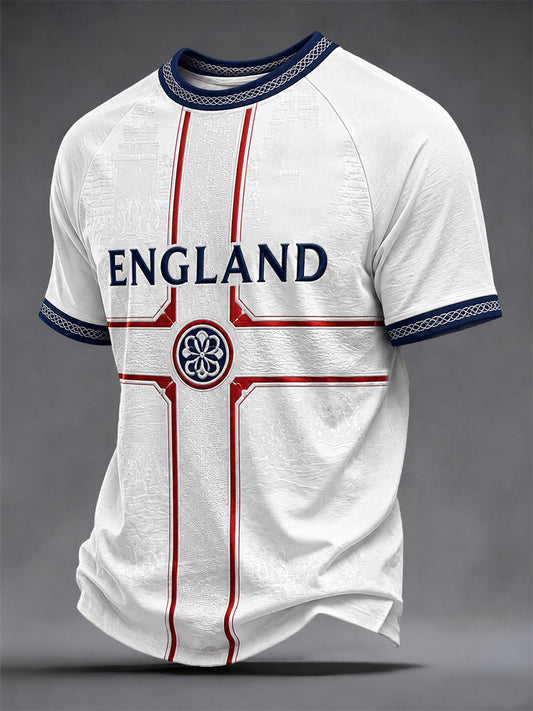 Men's Gift For Football Fans Print Casual Tee