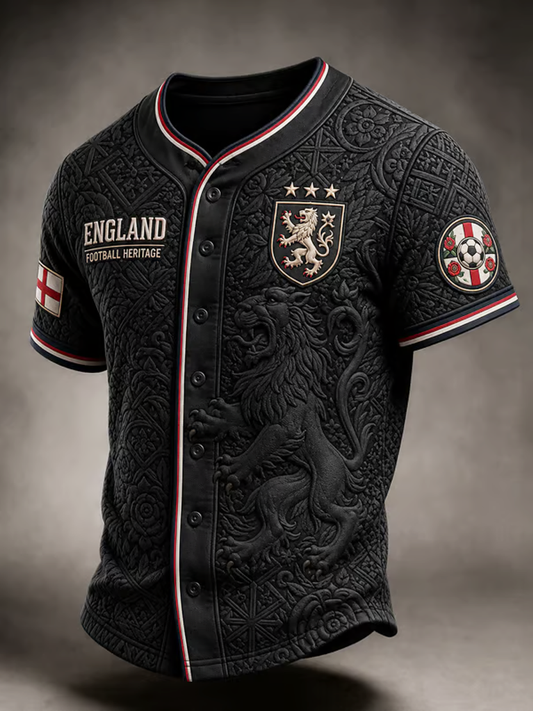 Unisex UK Football Lover England Printed Shirt
