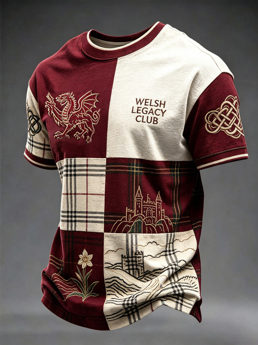 Men's Welsh Dragon Printed T-shirt