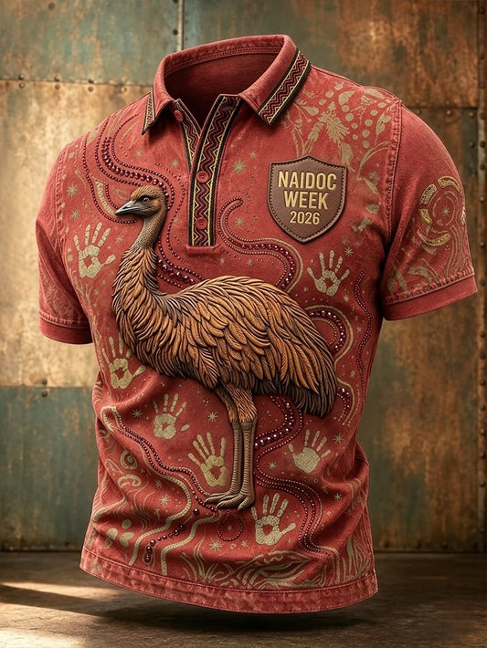 Men's Australia Naidoc Week Polo T-Shirt
