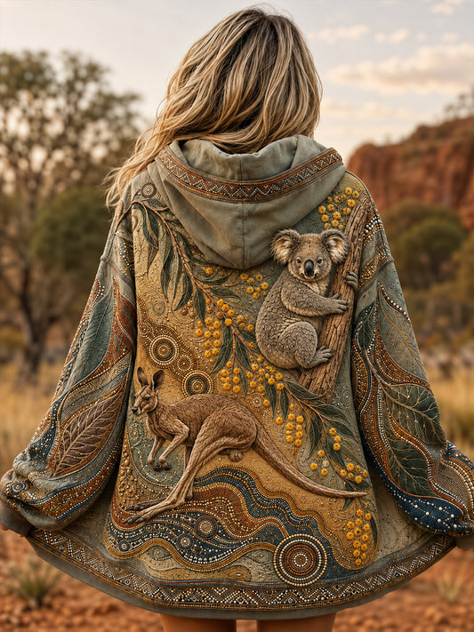 Women's Australia Naidoc Week  Zip-Up Hoodie