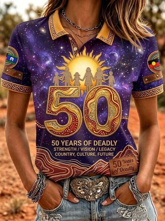Women's Australia Naidoc Week Polo T-Shirt