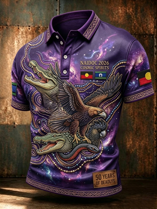 Men's Australia Naidoc Week Polo T-Shirt