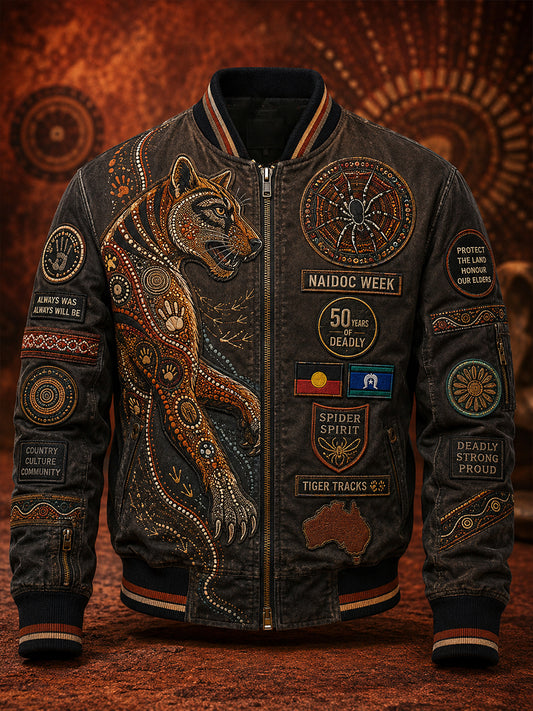 Men's Naidoc Week Australia Printed Monkey Jacket