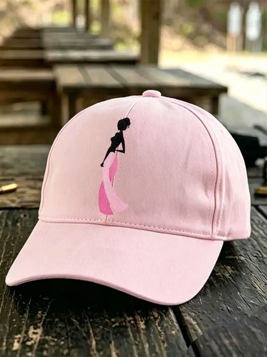 Unisex Breast Cancer Awareness Printed Hat