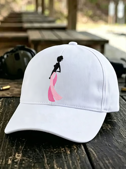 Unisex Breast Cancer Awareness Printed Hat