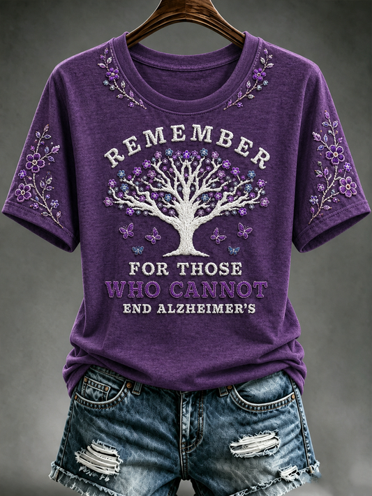 Women's floral print short-sleeved T-shirt