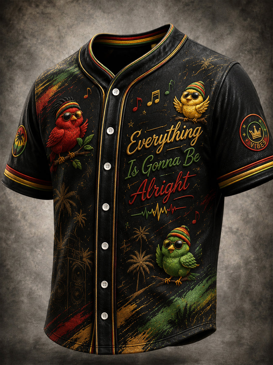 Retro Reggae Casual Shirt