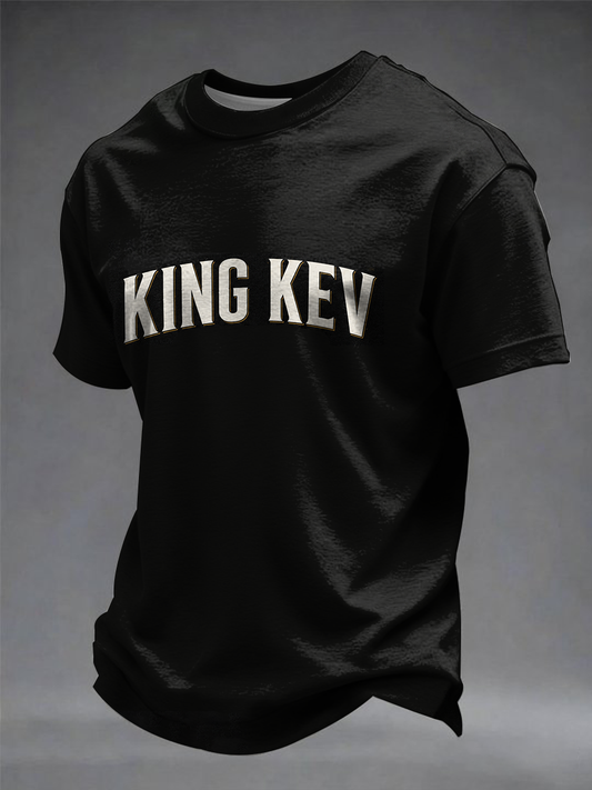 Men's England Football Lover Legend King Kev Rip Printed short sleeves t-shirt