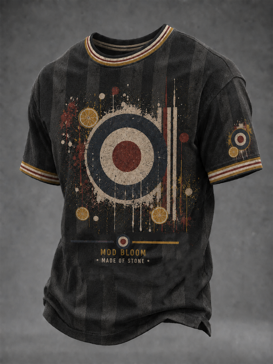 Men's Modern Culture Lover Printed short sleeves t-shirt