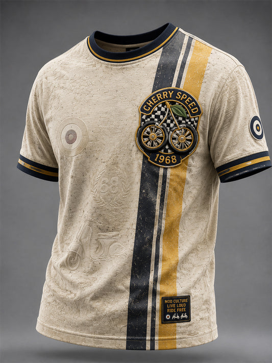 Men's Modern Culture Lover Printed short sleeves t-shirt