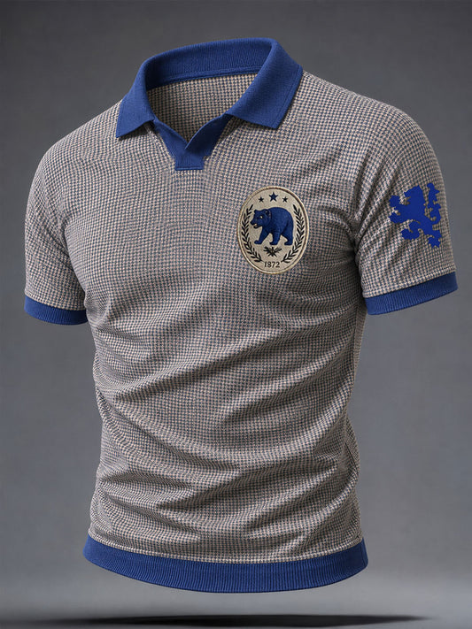 Men's Glasgow Football Lover Art Printed Casual Tops