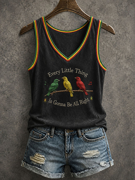 Women's Every Little Thing Is Gonna Be All Right Tank Top