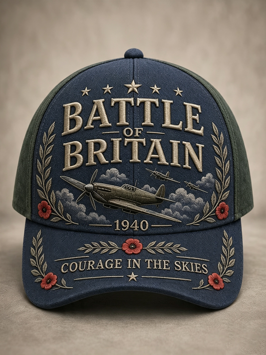 Unisex Battle of Britain Retro Print Hat