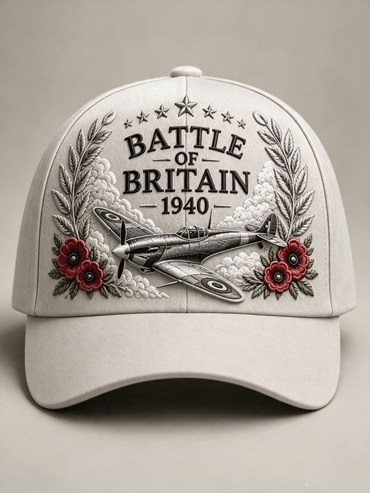 Unisex Battle of Britain Retro Print Hat