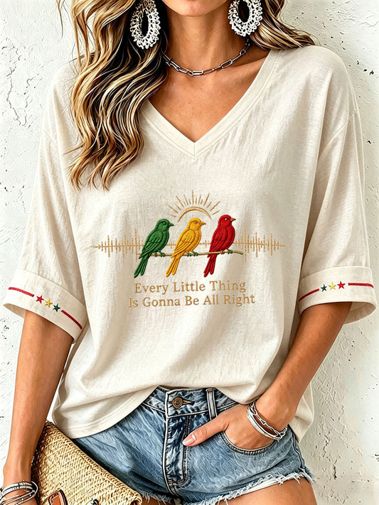 Women's Every Little Thing Is Gonna Be All Right T-Shirt
