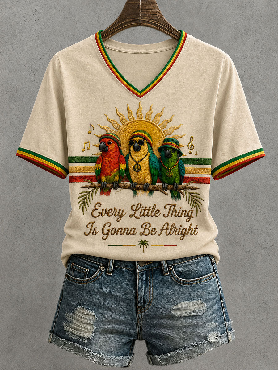 Women's Every Little Thing Is Gonna Be All Right T-Shirt