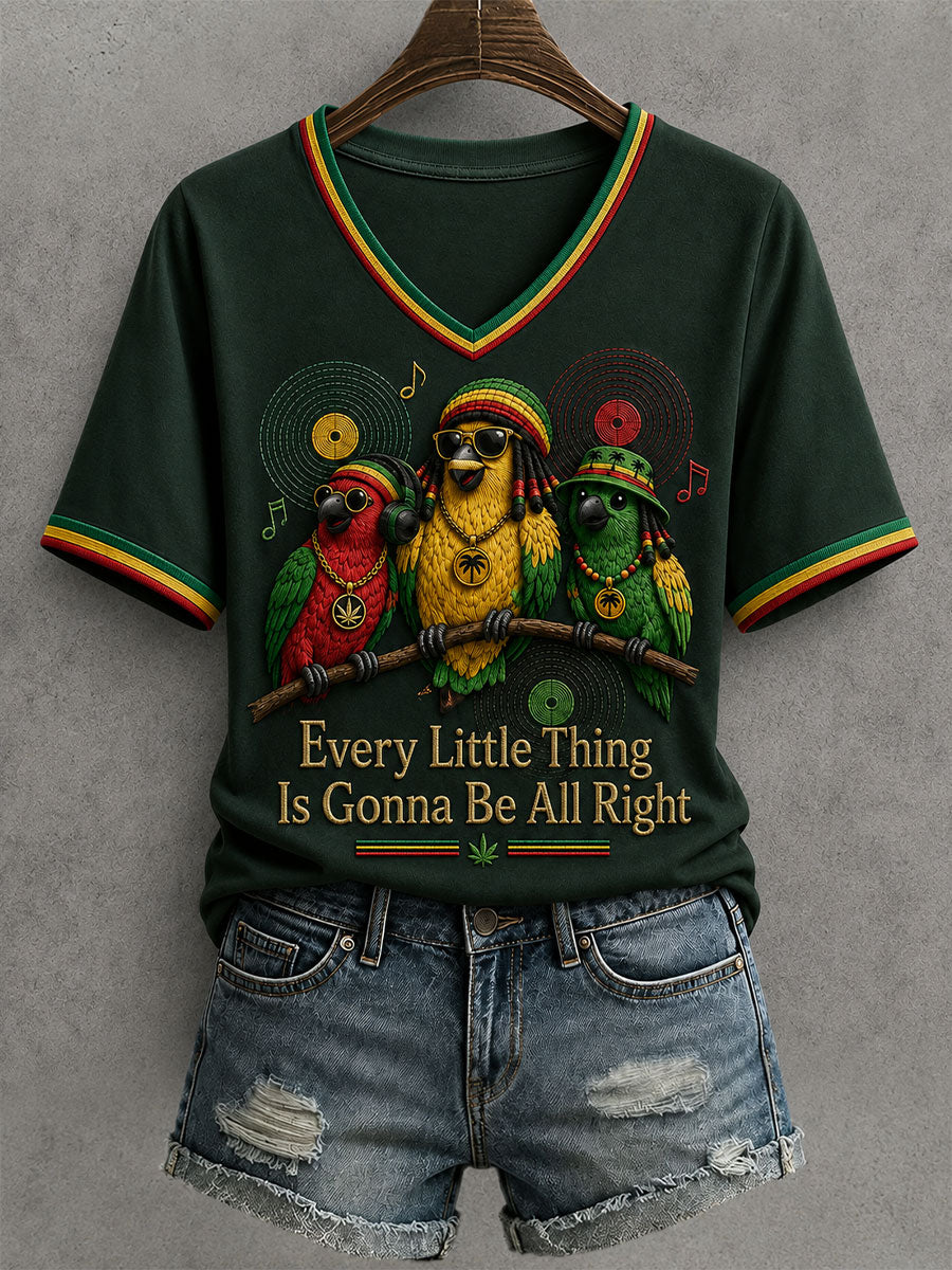 Women's Every Little Thing Is Gonna Be All Right T-Shirt