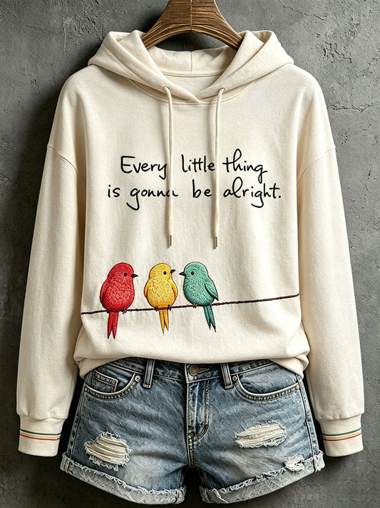 Women's Every Little Thing Is Gonna Be All Right Hoodie