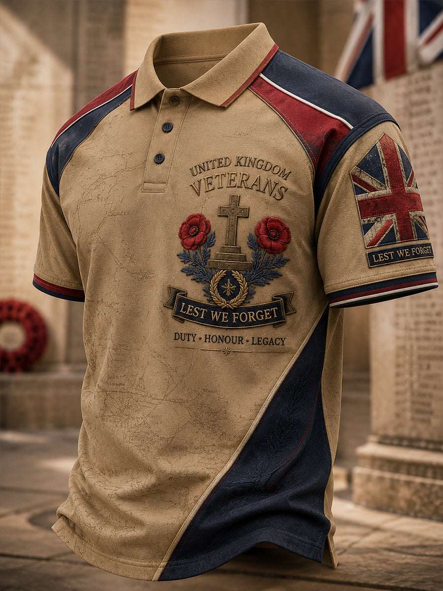 Men's British Veterans' Memorial Short Sleeves T-Shirt