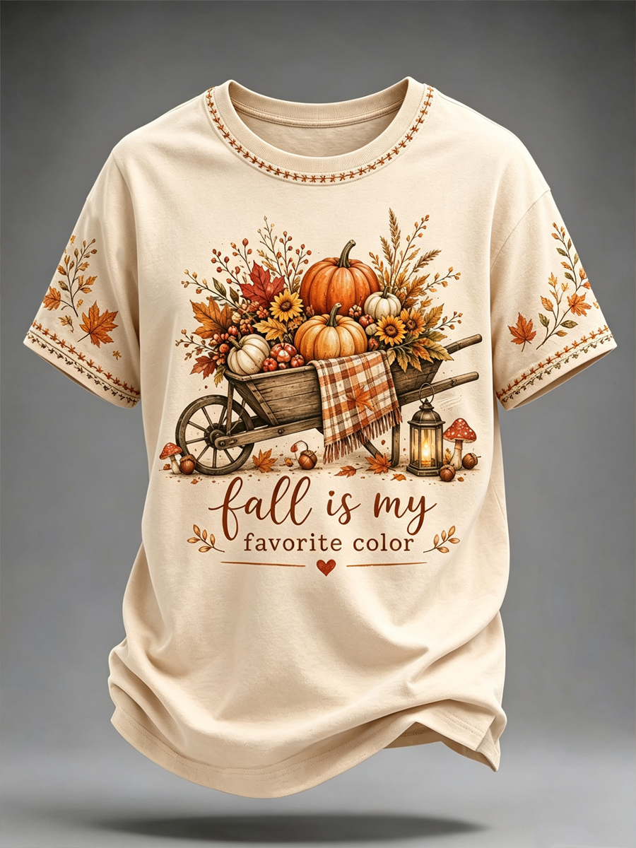 Men's Fall Is My Favorite Color  short sleeves t-shirt