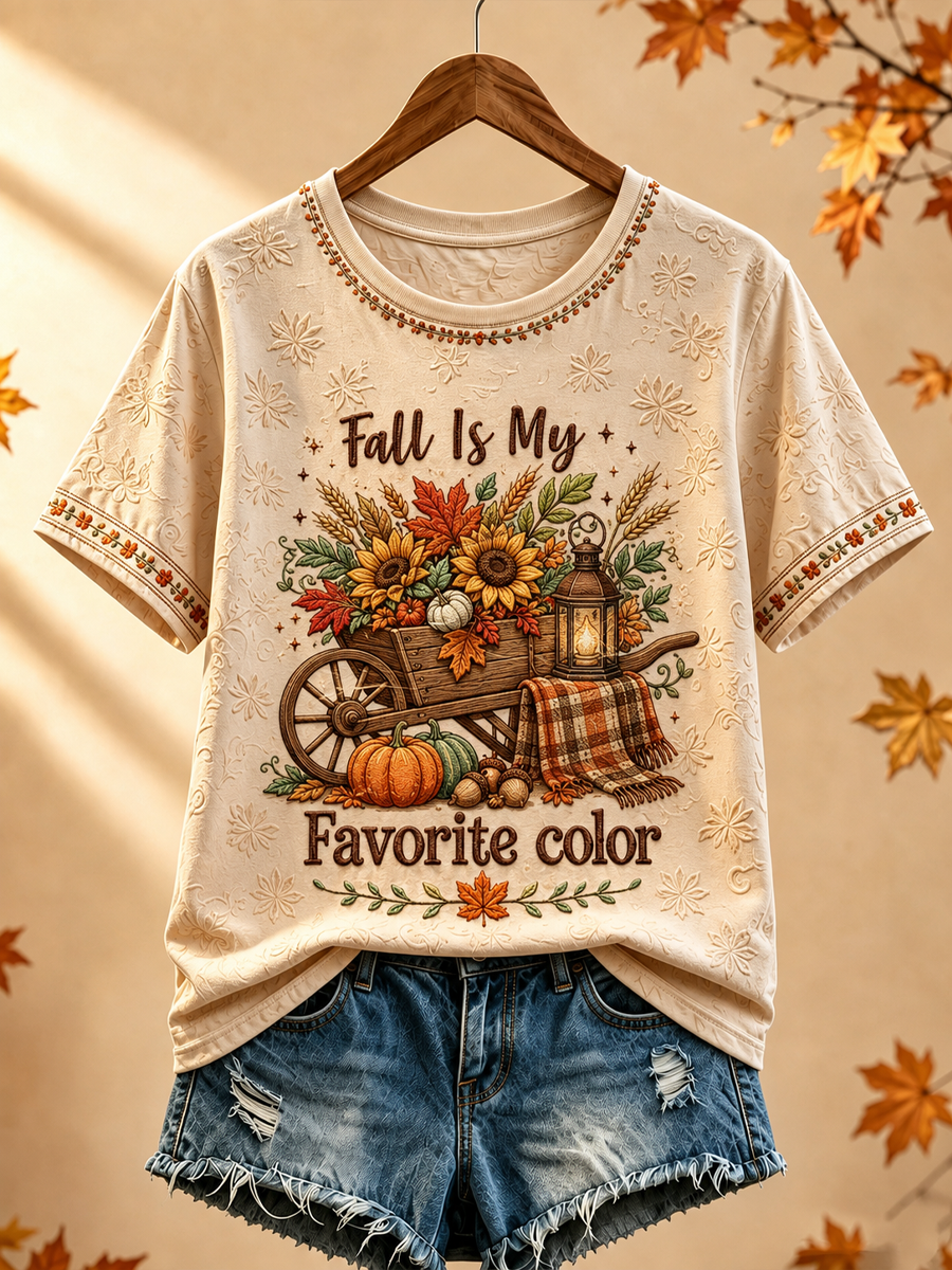 Women's Fall Is My Favorite Color short-sleeved T-shirt