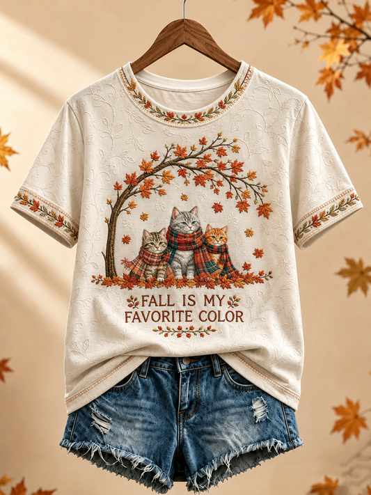 Women's Fall Is My Favorite Color short-sleeved T-shirt