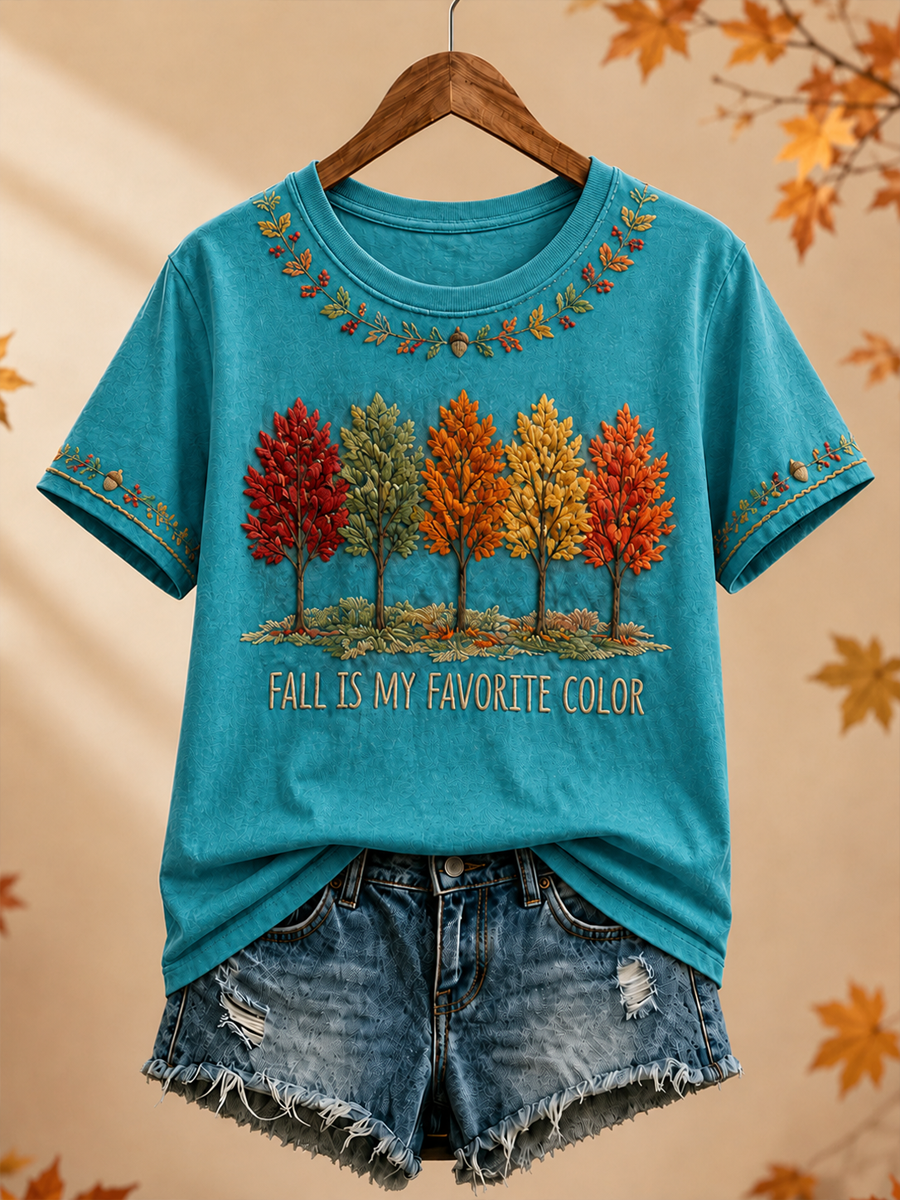 Women's Fall Is My Favorite Color  short-sleeved T-shirt