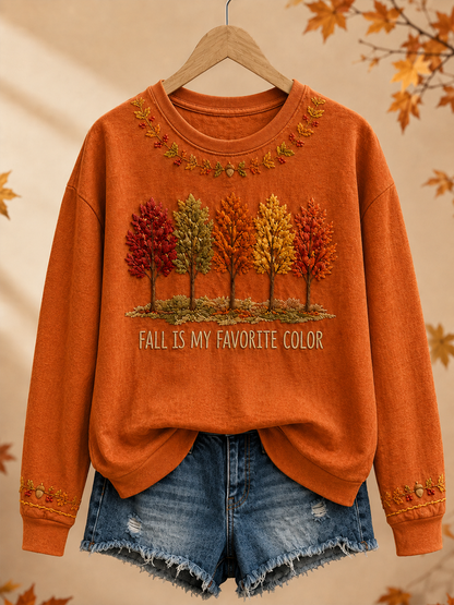 Women's Fall Is My Favorite Color Regular Sweatshirt