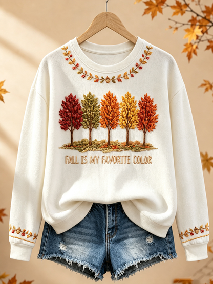 Women's Fall Is My Favorite Color Regular Sweatshirt