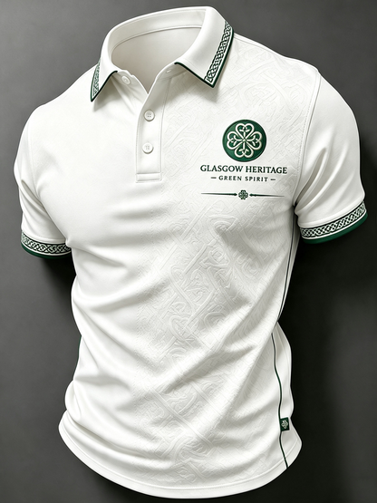 Men's Celtic Football Printed polo shirt