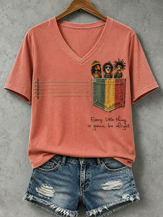 Women's Every Little Thing Is Gonna Be All Right T-Shirt