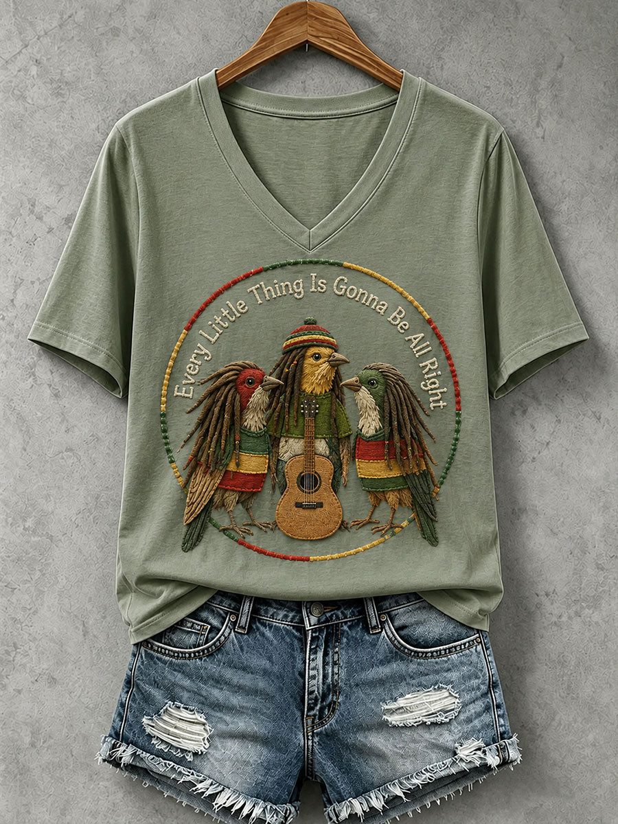 Women's Every Little Thing Is Gonna Be All Right T-Shirt