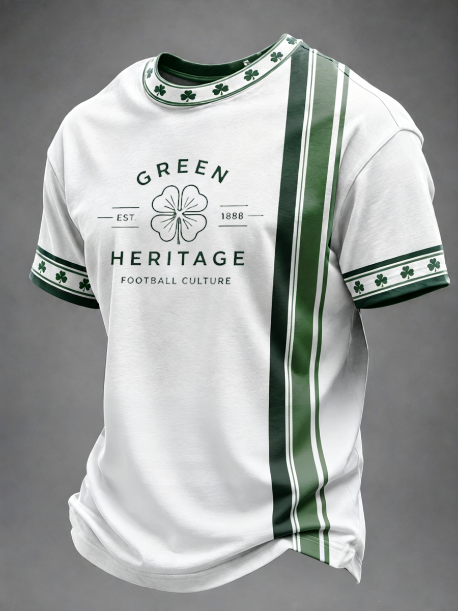 Men's football Lover Celtic Printed short sleeves t-shirt