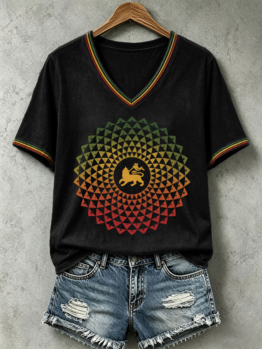 Women's Reggae Lion T-Shirt