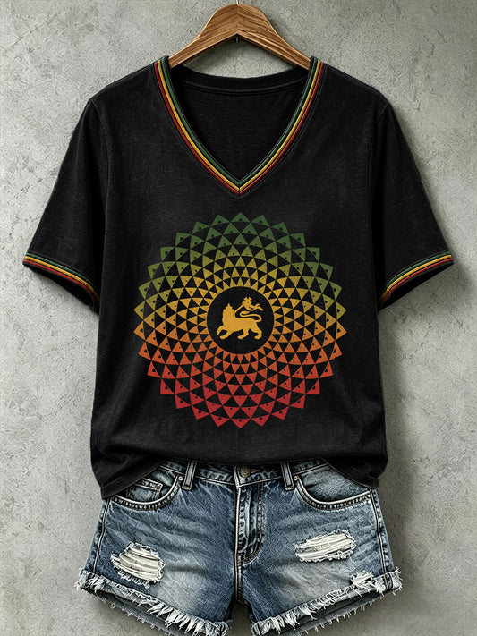 Women's Reggae Lion T-Shirt