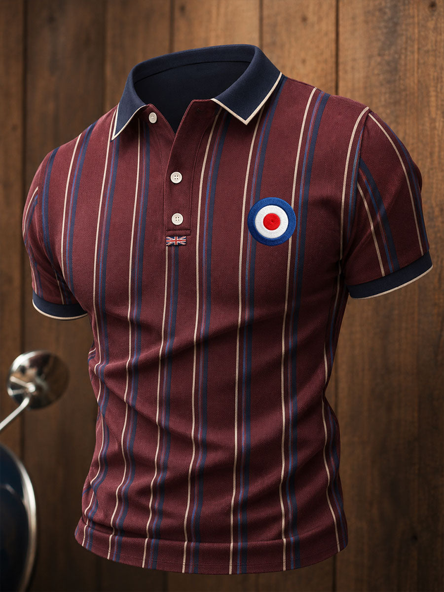 Men's Mods Culture UK Music Lover Business Style Printed Casual Tops