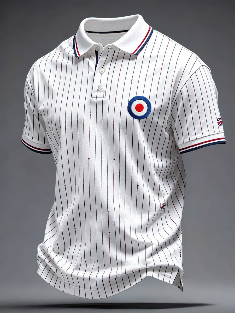 Men's Mods Culture UK Music Lover Business Style Printed Casual Tops