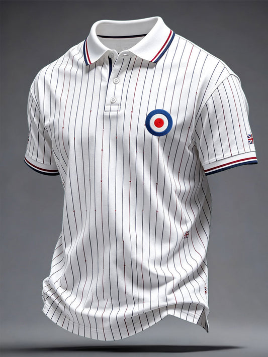 Men's Mods Culture UK Music Lover Business Style Printed Casual Tops