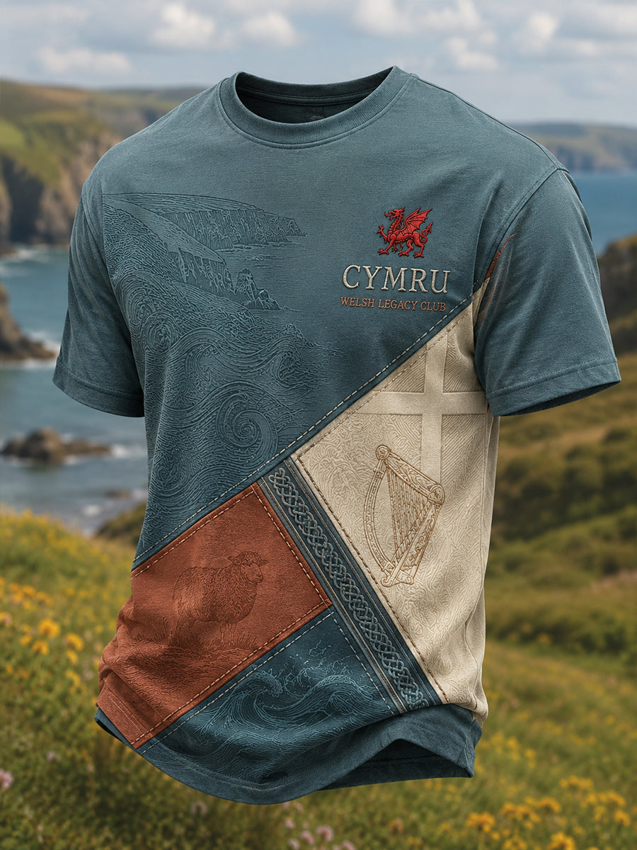 Men's Wales Short Sleeves T-Shirt